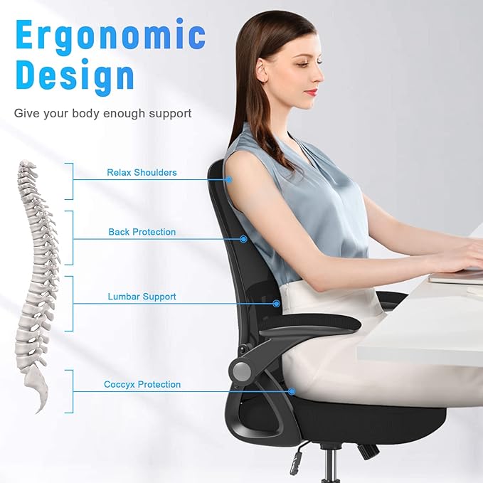 Naspaluro Office Chair Ergonomic Desk - Image 4